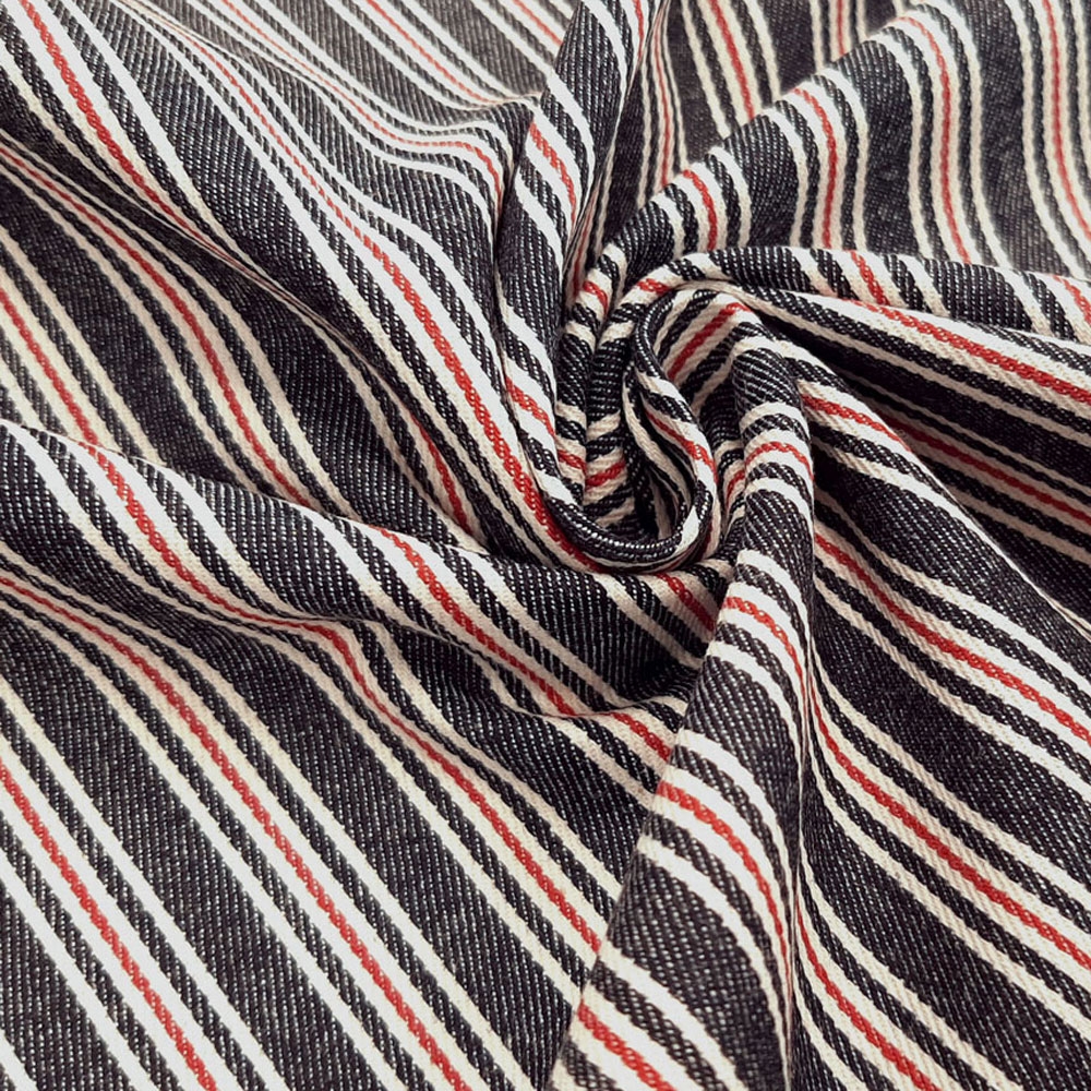Carline - Maritime Stripe Jeans - Multicoloured Fabric