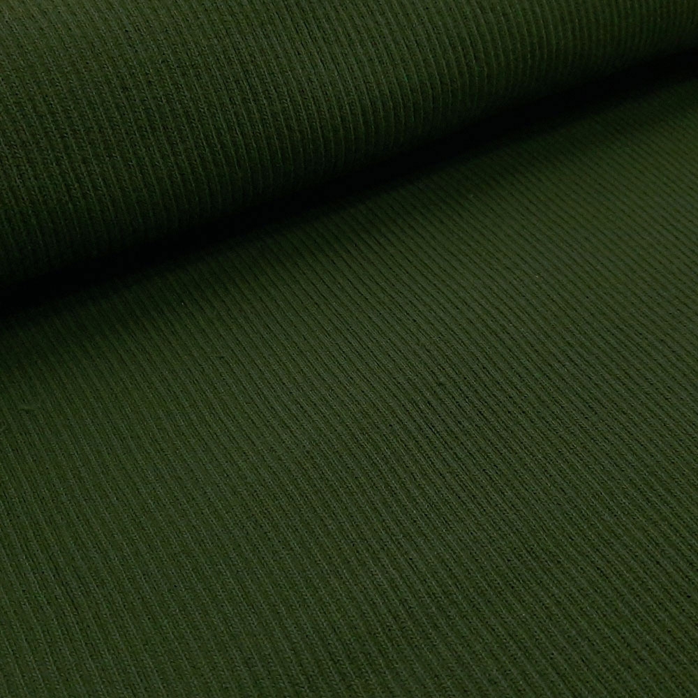 Livo - Stickad linning - Mörkgrön - Per 10 cm