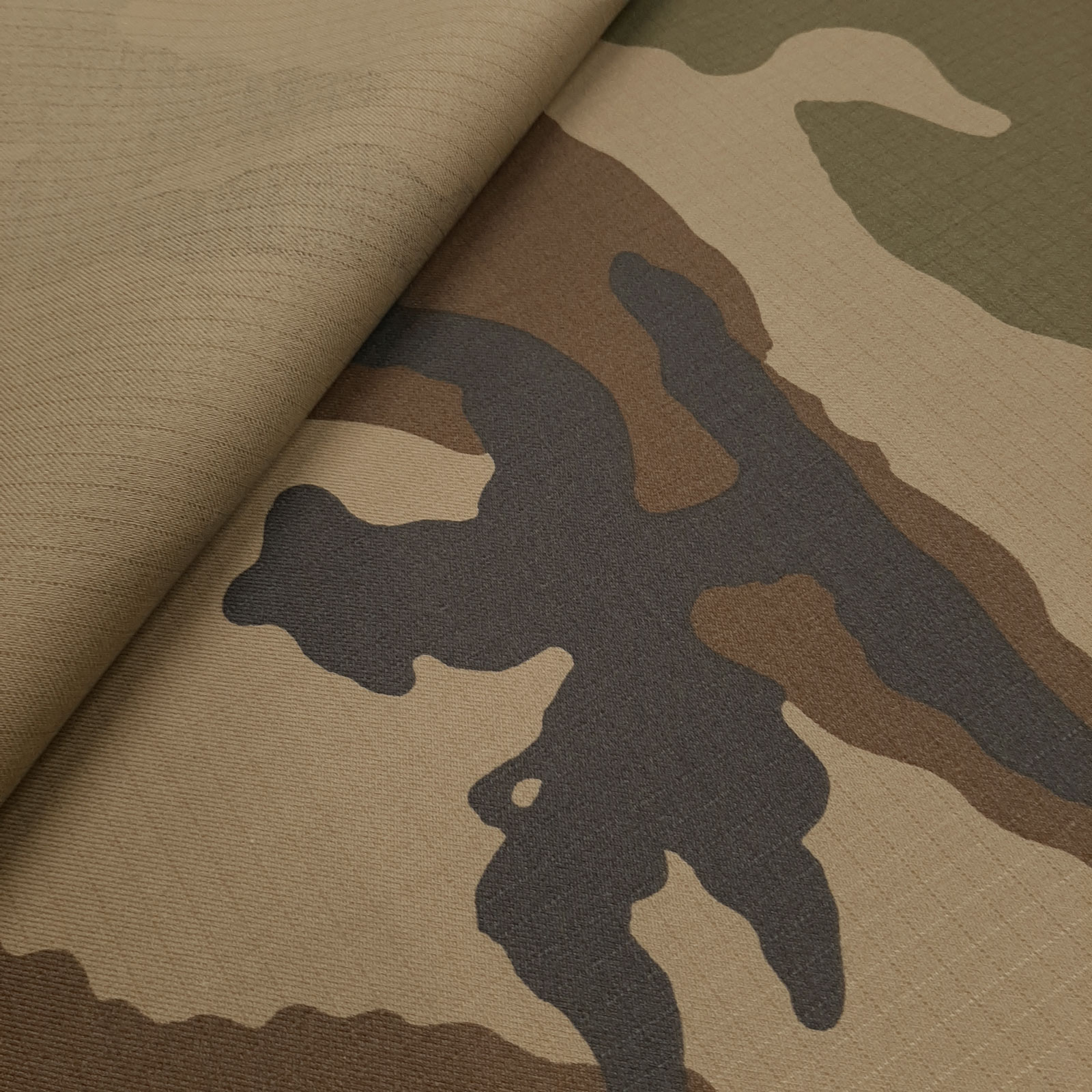 Aramid France Camouflage - Ripstop Camouflage Print med UPF 50+