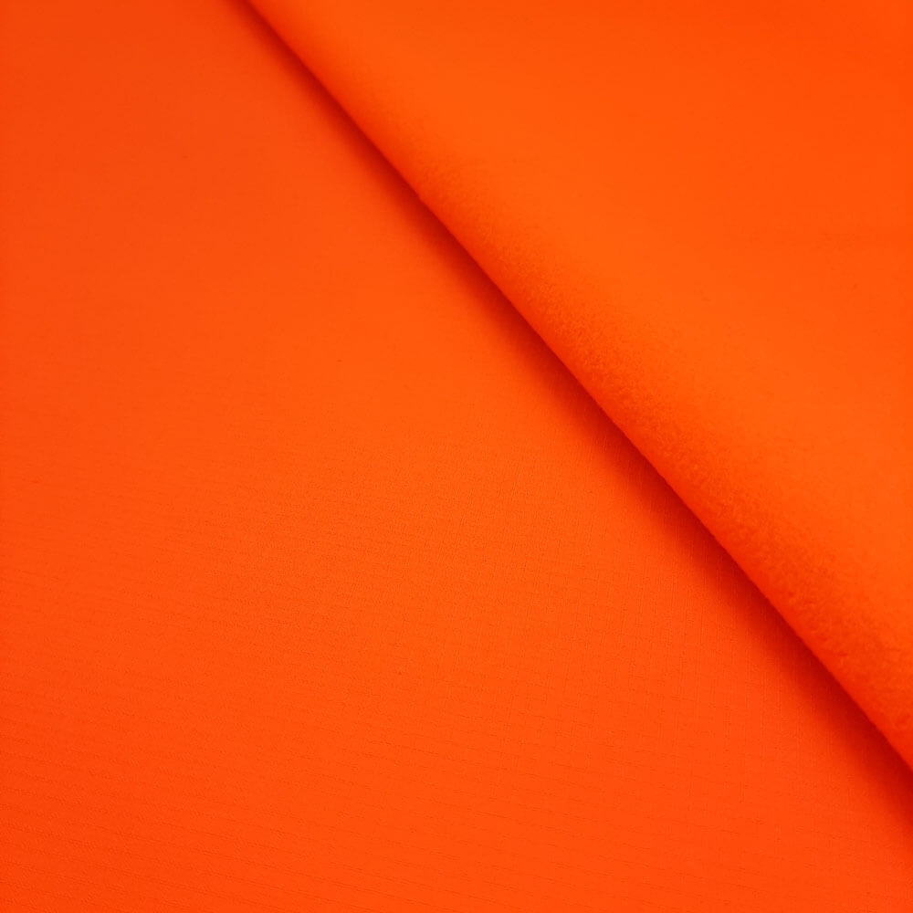 Alise - Schoeller® Ripstop softshell, elastisk - fluorescerande orange EN20471