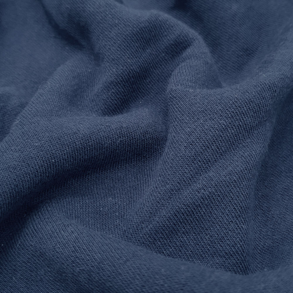 Octavia - Sweat i fransk frotté - Mörkblå
