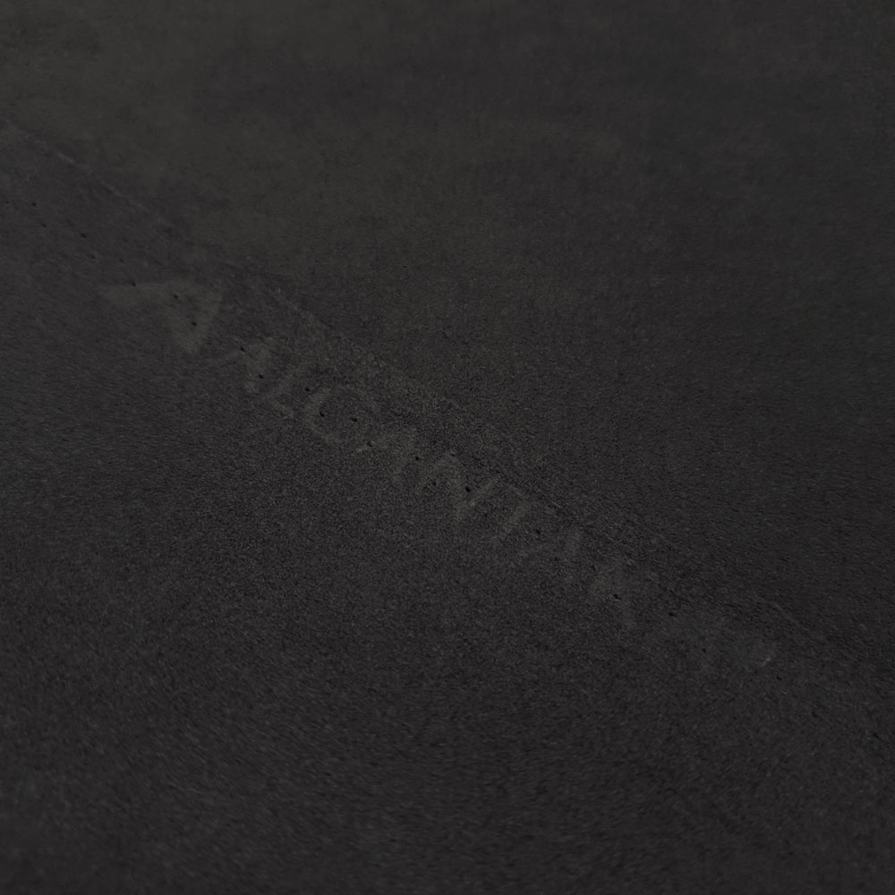 Alcantara® - mocka i läderimitation - Svart