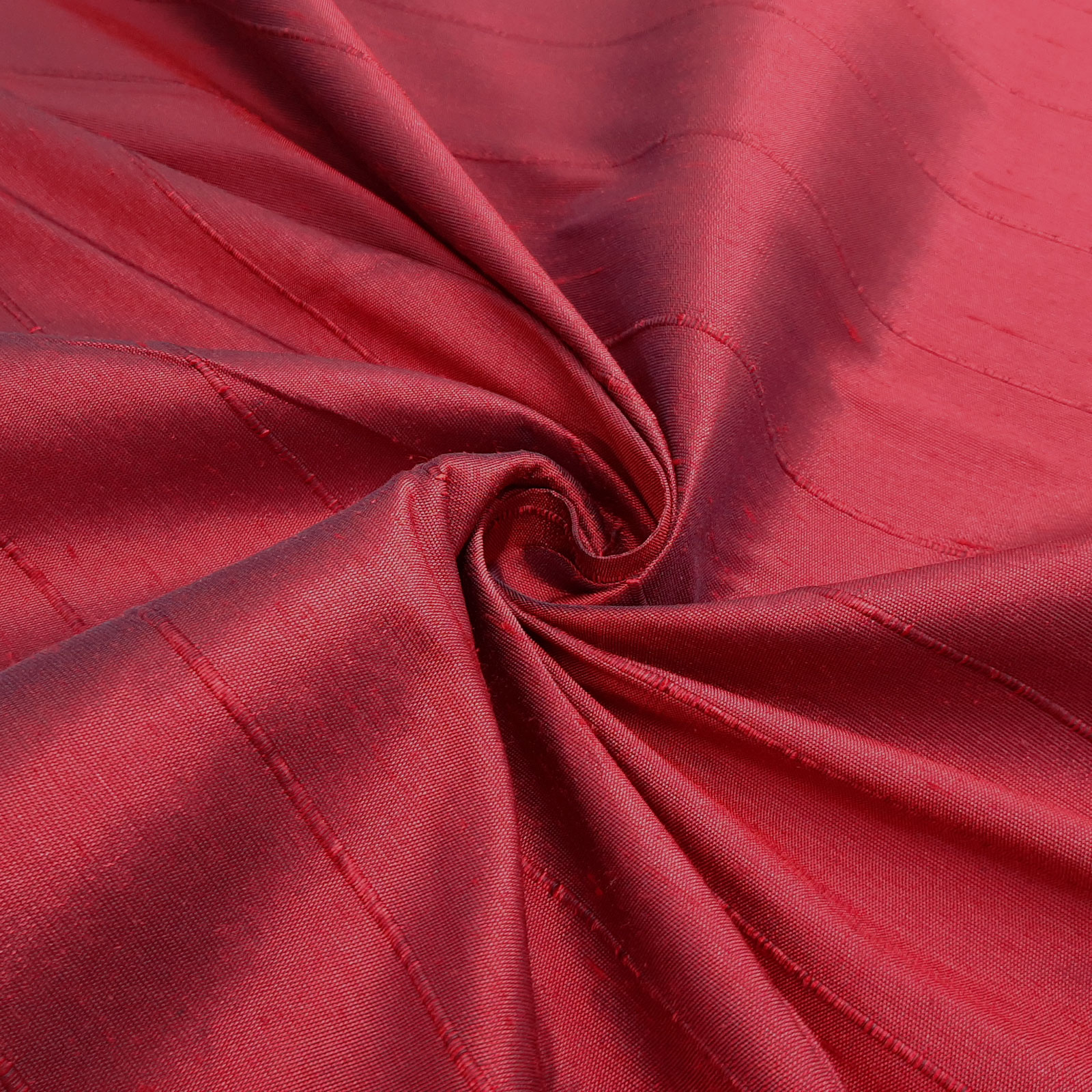 Sahco® B057 - Möblerings- och dekorationstyg - 100 % silke – Ruby