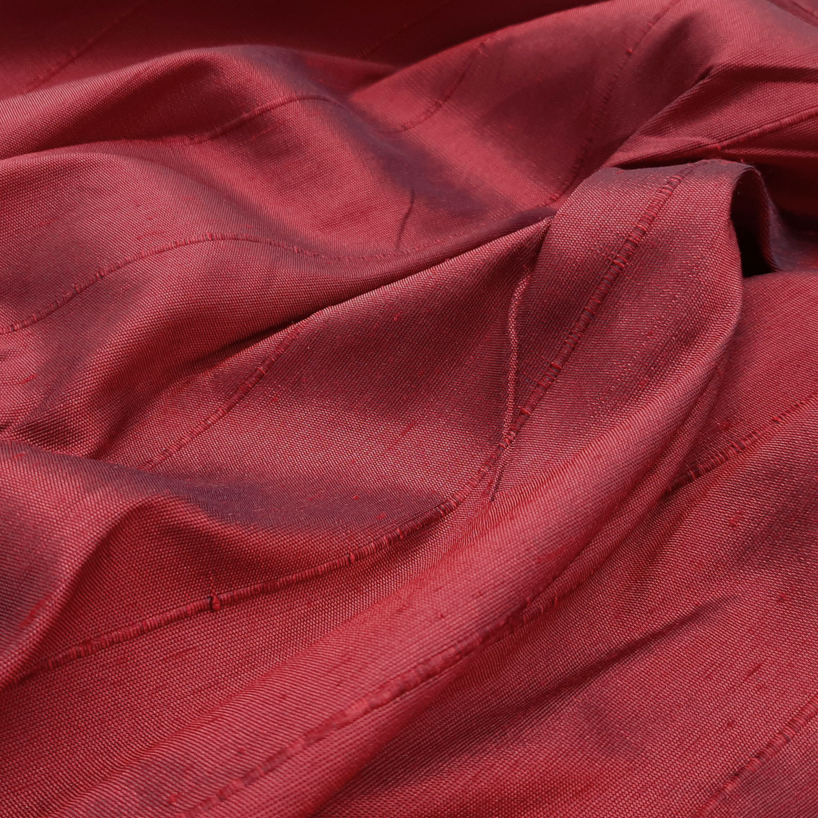 Sahco® B057 - Möblerings- och dekorationstyg - 100 % silke – Ruby