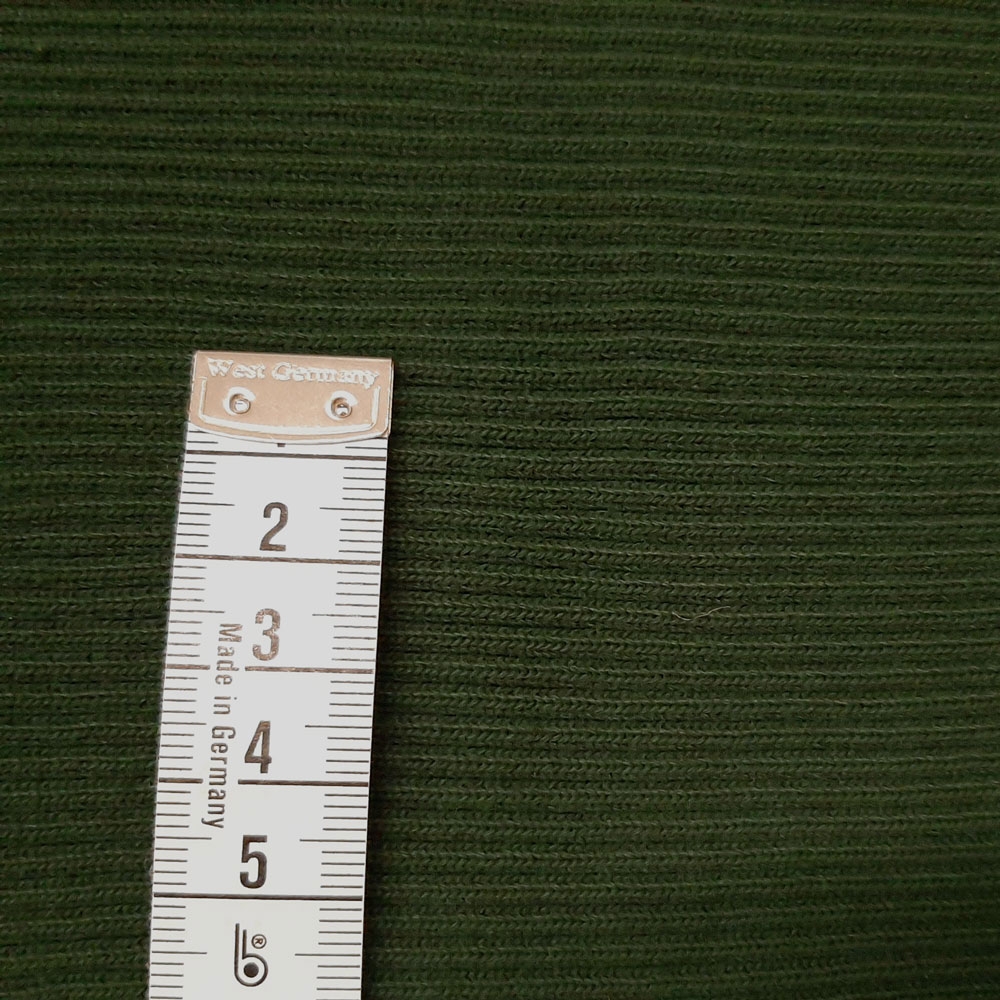 Livo - Stickad linning - Mörkgrön - Per 10 cm