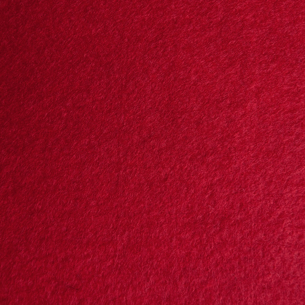 Filt - Hantverksfilt / dekorativ filt - röd