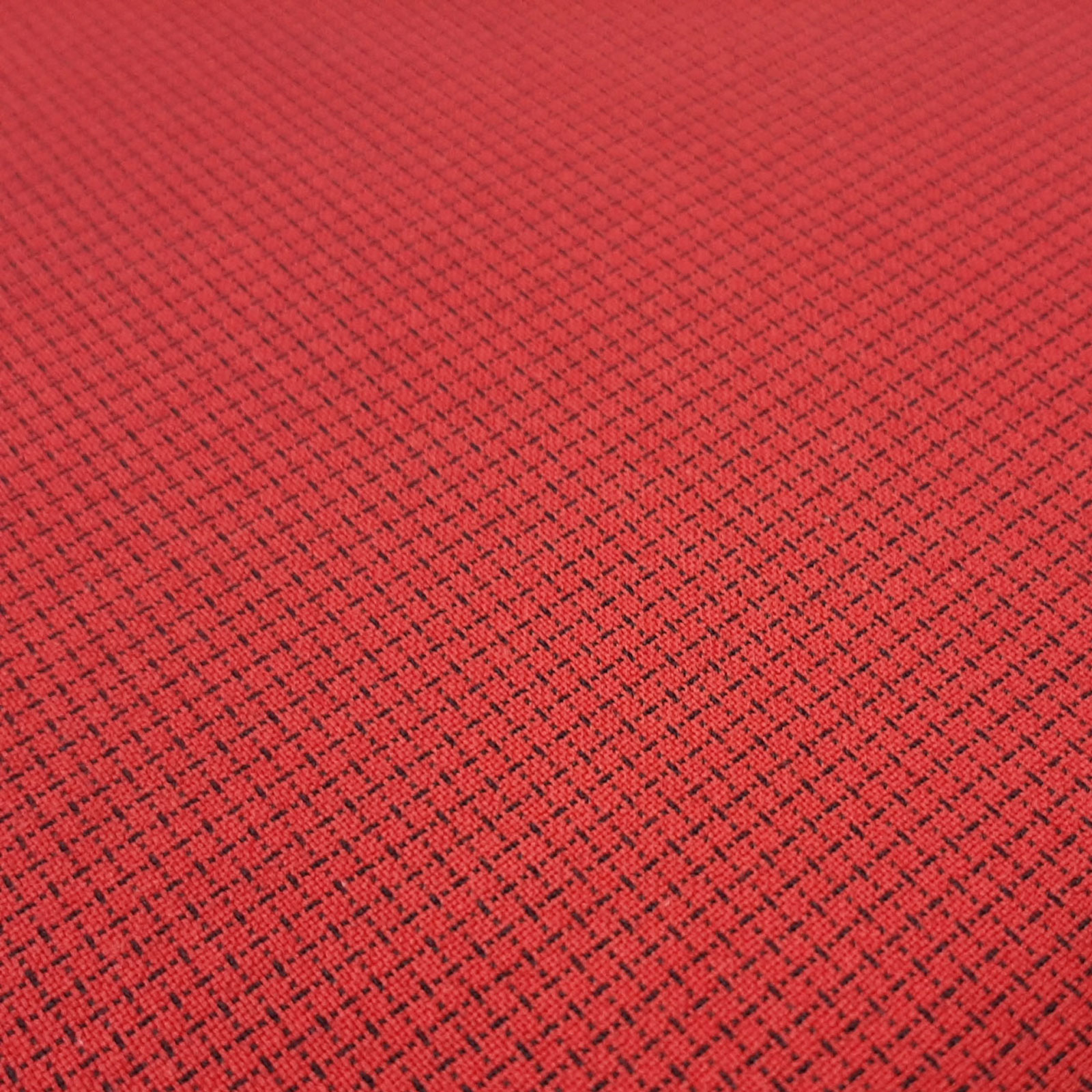 Cleo - Softshell med vävda rutor - Flamskyddad - Röd