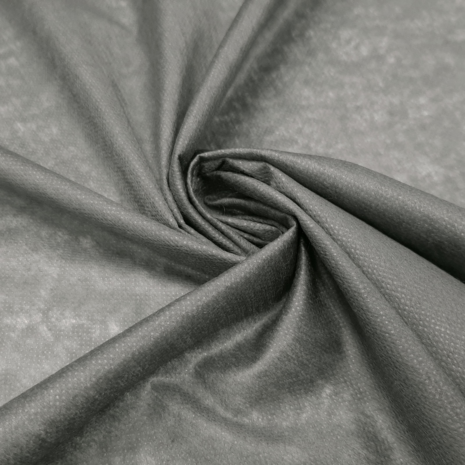 Beatrice - Cross-elastic stryk-på fleece linje - mörkgrå